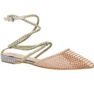 Leon Max Snake Flat womens size 8.5